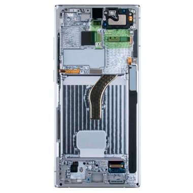 Дисплейный модуль с тачскрином для Samsung Galaxy S22 Ultra (S908B) (белый) (OLED) — 2