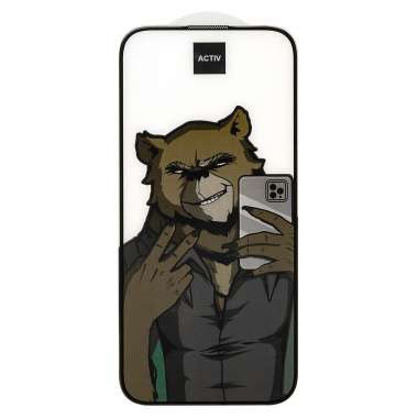 Защитное стекло Activ 3D для Apple iPhone 16 (черное) — 1