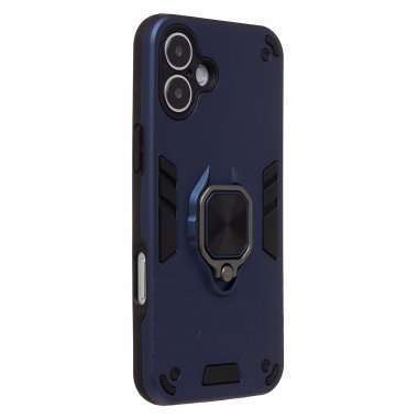Чехол-накладка противоударный для Apple iPhone 16 Plus (синяя) — 3