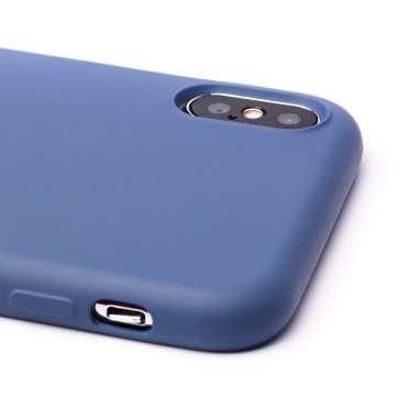 Чехол-накладка Activ для Apple iPhone XS (синяя) — 5