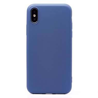 Чехол-накладка Activ для Apple iPhone XS (синяя) — 1