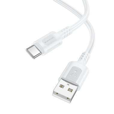 Кабель Borofone BX111 Feliz (USB - Type C) 100см (белый) — 4