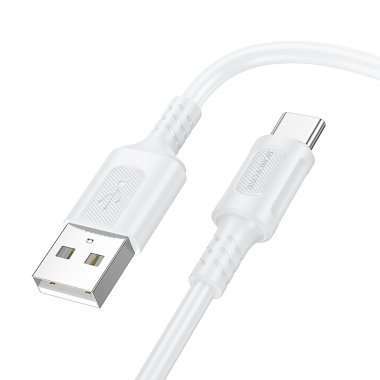Кабель Borofone BX111 Feliz (USB - Type C) 100см (белый) — 3