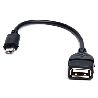 Кабель RockBox (OTG - micro USB) 10см (черный) — 3