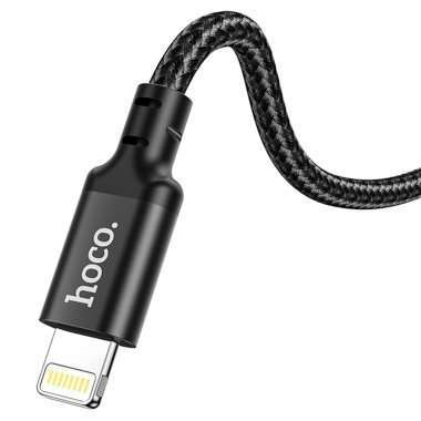 Кабель Hoco X14 (Type C - lightning) 100см (черный) — 5