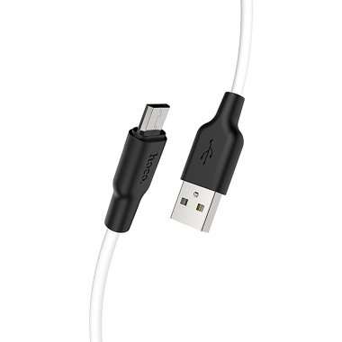 Кабель Hoco X21 Plus (USB - micro USB) 100см (черно-белый) — 5