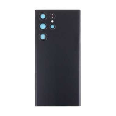 Задняя крышка для Samsung Galaxy S22 Ultra (S908B) (черная) Премиум — 2