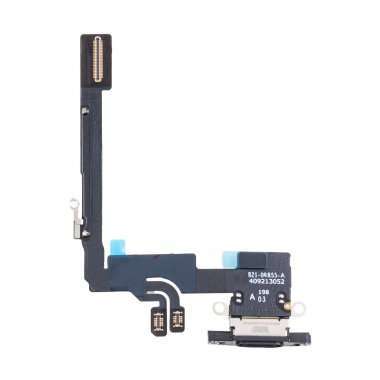 Шлейф для Apple iPhone 16 Pro на системный разъем/микрофон (черный) Премиум &mdash; 1