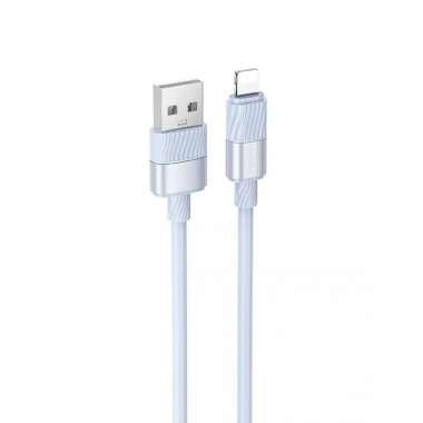 Кабель Borofone BX106 (USB - lightning) 100см (синий) — 1
