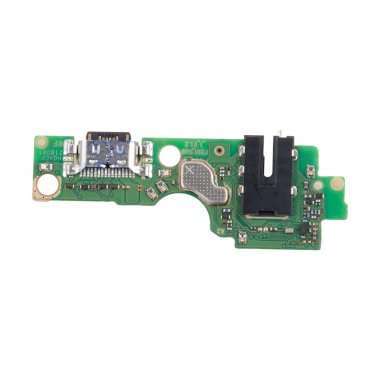 Шлейф для Tecno Spark Go 1 плата на системный разъем/разъем гарнитуры/микрофон премиум
