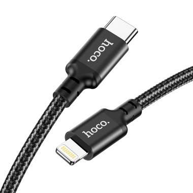 Кабель Hoco X14 (Type C - lightning) 200см 3A (черный) — 9