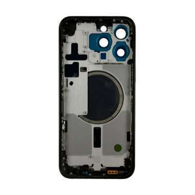 Корпус на 1 Sim для Apple iPhone 15 Pro Max (черный) премиум — 1