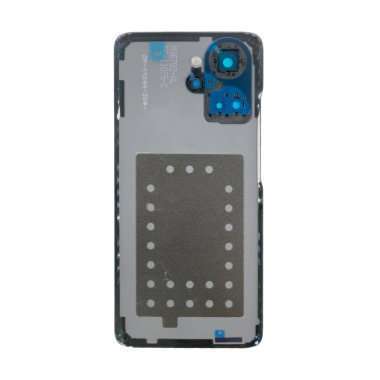 Задняя крышка для Huawei Honor X7a (серебристая) - Премиум — 1